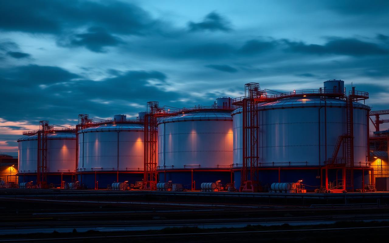 Industrial fuel storage facility